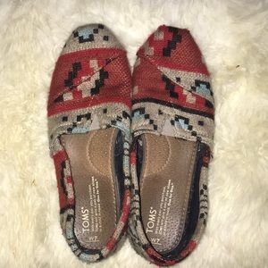 Cute tribal slip-ons!